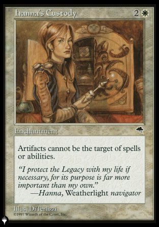 Hanna's Custody [The List] - Magic: The Gathering - Card Brawlers | Quebec | Canada |