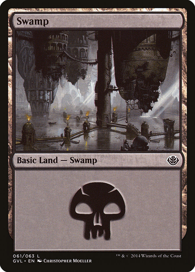 Swamp (61) (Garruk vs. Liliana) [Duel Decks Anthology] - Magic: The Gathering - Card Brawlers | Quebec | Canada |