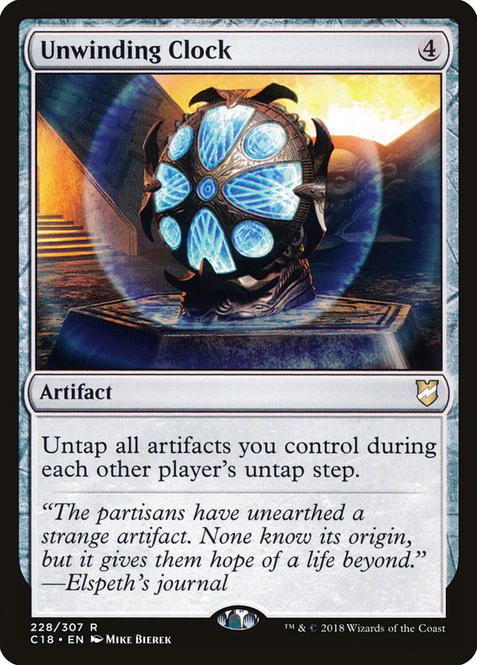 Unwinding Clock [Commander 2018] - Magic: The Gathering - Card Brawlers | Quebec | Canada |