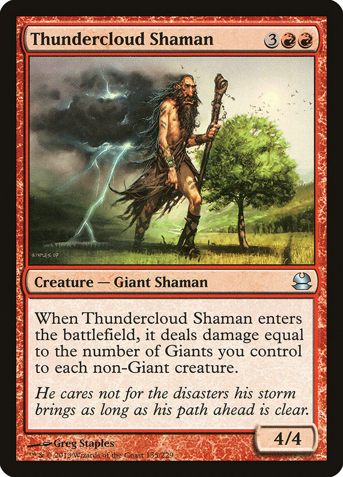 Thundercloud Shaman [Modern Masters] - Magic: The Gathering - Card Brawlers | Quebec | Canada |