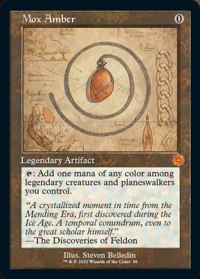Mox Amber (Retro Schematic) [The Brothers' War Retro Artifacts] - Magic: The Gathering - Card Brawlers | Quebec | Canada |