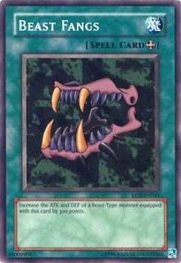 Beast Fangs [LOB-EN041] Common - Yu-Gi-Oh! - Card Brawlers | Quebec | Canada |