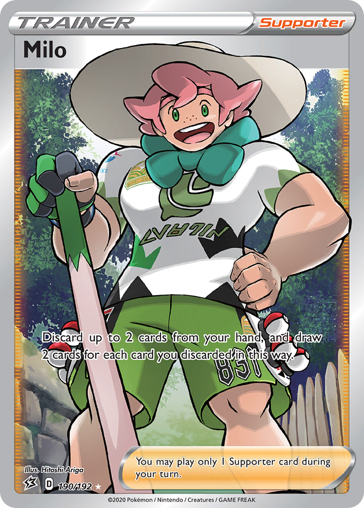 Milo (190/192) [Sword & Shield: Rebel Clash] - Pokémon - Card Brawlers | Quebec | Canada |