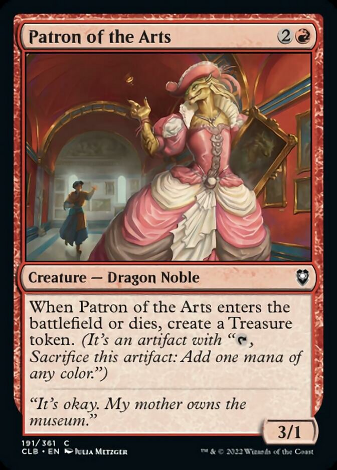 Patron of the Arts [Commander Legends: Battle for Baldur's Gate] - Magic: The Gathering - Card Brawlers | Quebec | Canada |