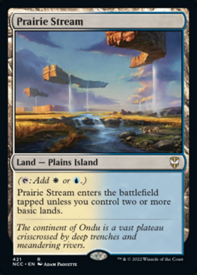 Prairie Stream [Streets of New Capenna Commander] - Magic: The Gathering - Card Brawlers | Quebec | Canada |