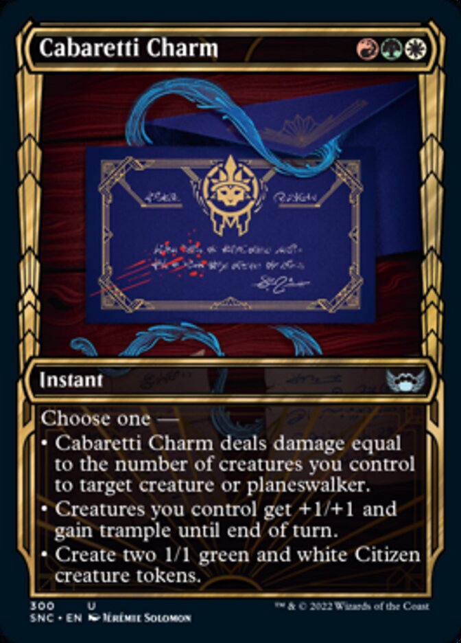 Cabaretti Charm (Showcase Golden Age) [Streets of New Capenna] - Magic: The Gathering - Card Brawlers | Quebec | Canada |