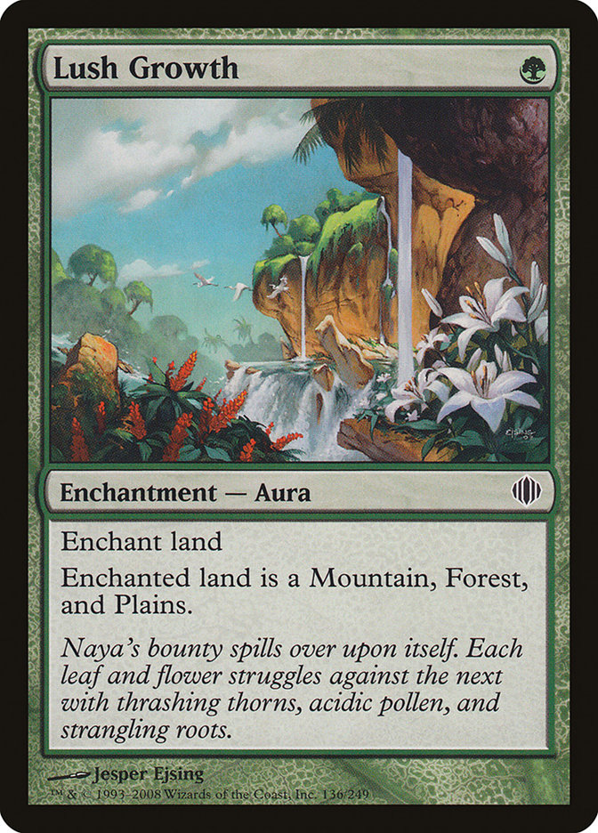 Lush Growth [Shards of Alara] - Magic: The Gathering - Card Brawlers | Quebec | Canada |