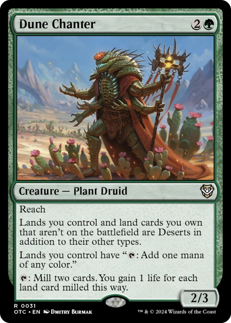 Dune Chanter [Outlaws of Thunder Junction Commander] - Magic: The Gathering - Card Brawlers | Quebec | Canada |