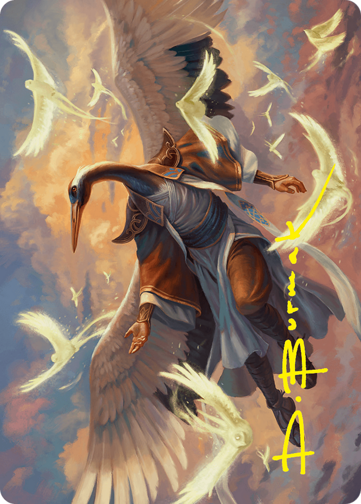 Kykar, Zephyr Awakener Art Card (16/54) (Gold-Stamped Signature) [Foundations Art Series] - Magic: The Gathering - Card Brawlers | Quebec | Canada |