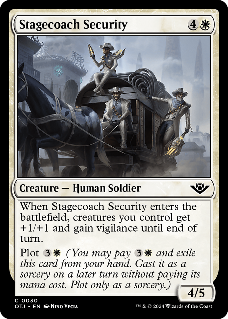 Stagecoach Security [Outlaws of Thunder Junction] - Magic: The Gathering - Card Brawlers | Quebec | Canada |