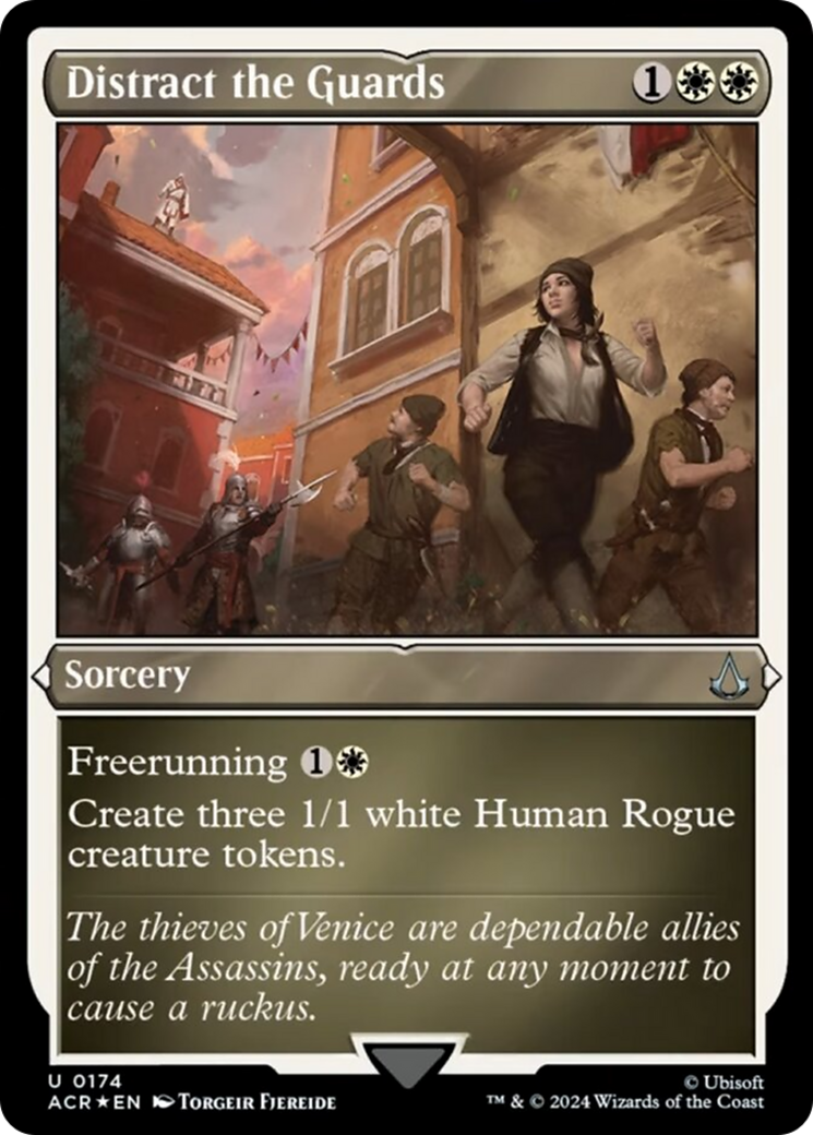 Distract the Guards (Foil Etched) [Assassin's Creed] - Magic: The Gathering - Card Brawlers | Quebec | Canada |