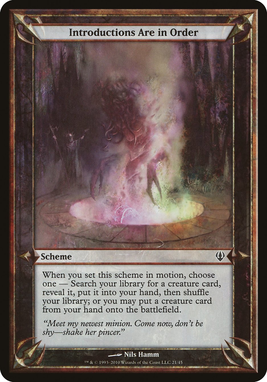 Introductions Are in Order (Schemes) [Archenemy Schemes] - Magic: The Gathering - Card Brawlers | Quebec | Canada |
