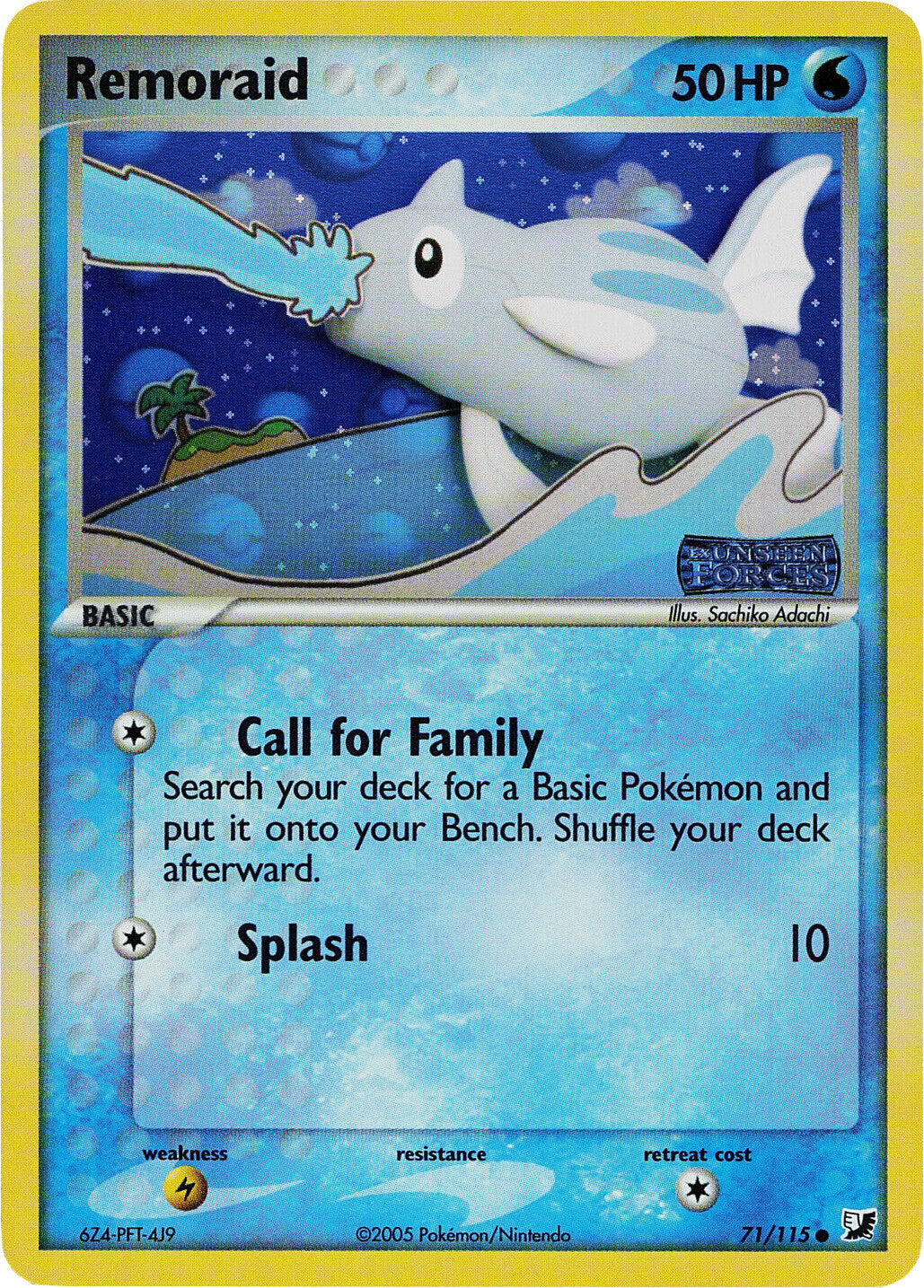 Remoraid (71/115) (Stamped) [EX: Unseen Forces] - Pokémon - Card Brawlers | Quebec | Canada |