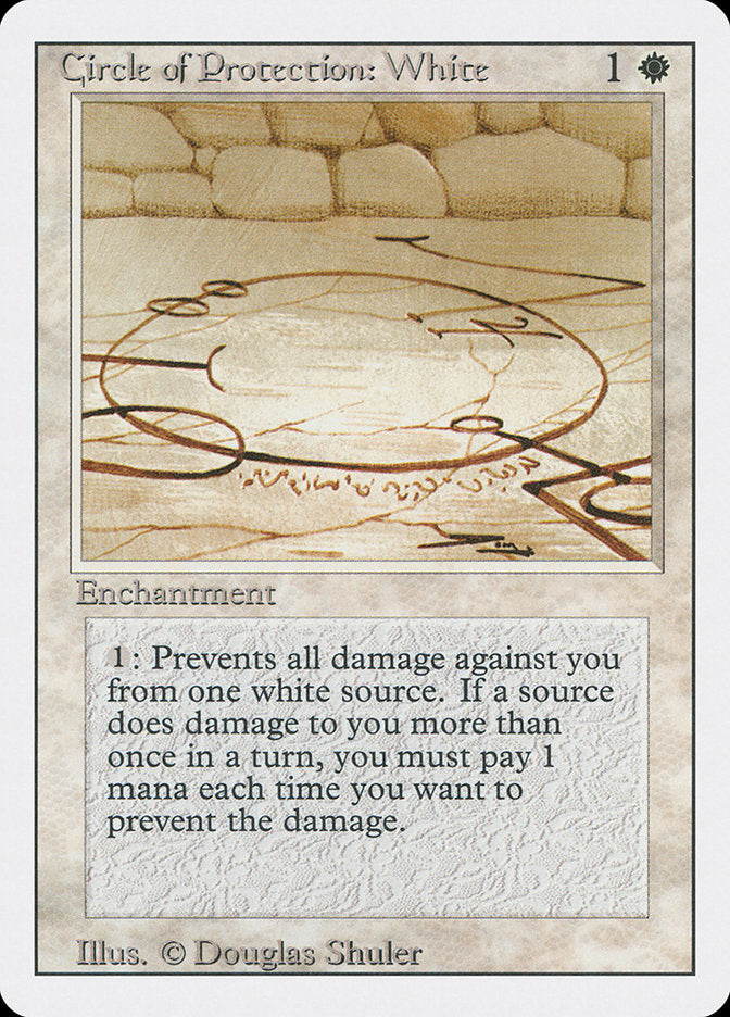 Circle of Protection: White [Revised Edition] - Magic: The Gathering - Card Brawlers | Quebec | Canada |
