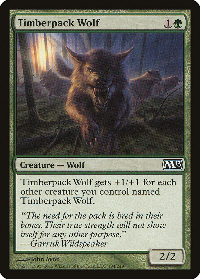 Timberpack Wolf [Magic 2013] - Magic: The Gathering - Card Brawlers | Quebec | Canada |