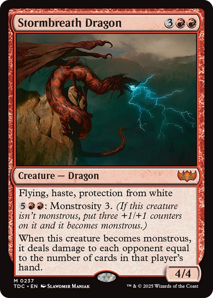 Stormbreath Dragon [Tarkir: Dragonstorm Commander] - Magic: The Gathering - Card Brawlers | Quebec | Canada |