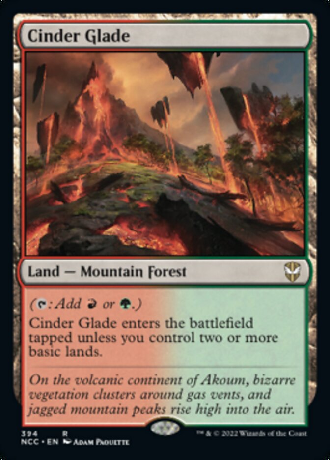 Cinder Glade [Streets of New Capenna Commander] - Magic: The Gathering - Card Brawlers | Quebec | Canada |