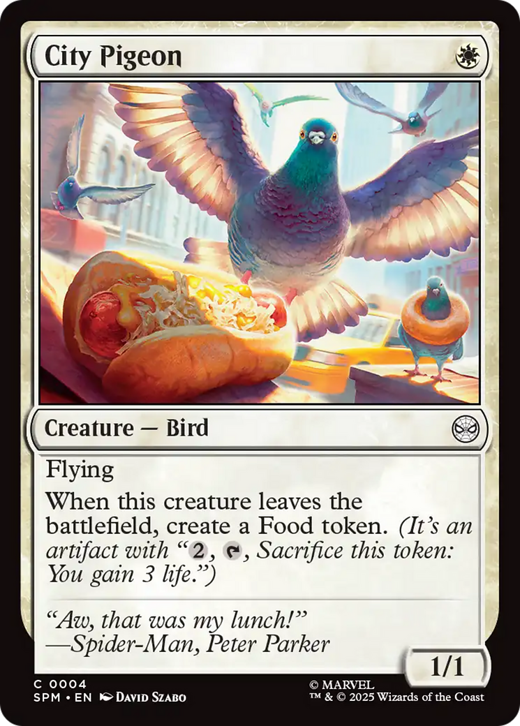City Pigeon [Marvel's Spider-Man] - Magic: The Gathering - Card Brawlers | Quebec | Canada |