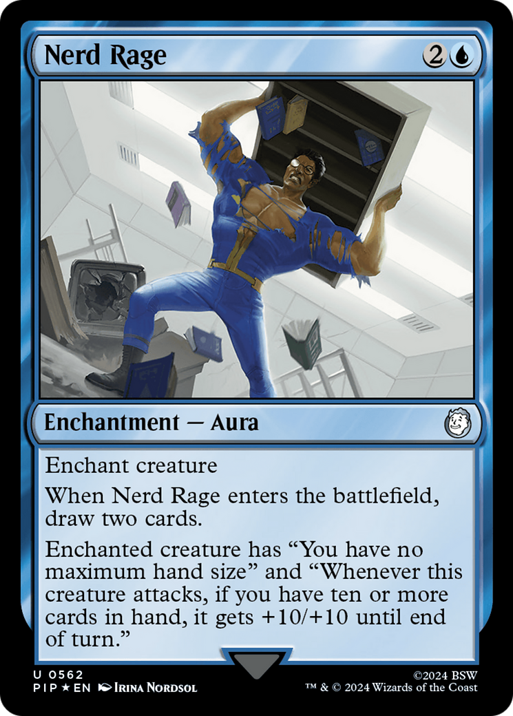 Nerd Rage (Surge Foil) [Fallout] - Magic: The Gathering - Card Brawlers | Quebec | Canada |
