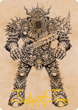 Iron Golem (Showcase) Art Card (Gold-Stamped Signature) [Dungeons & Dragons: Adventures in the Forgotten Realms Art Series] - Magic: The Gathering - Card Brawlers | Quebec | Canada |