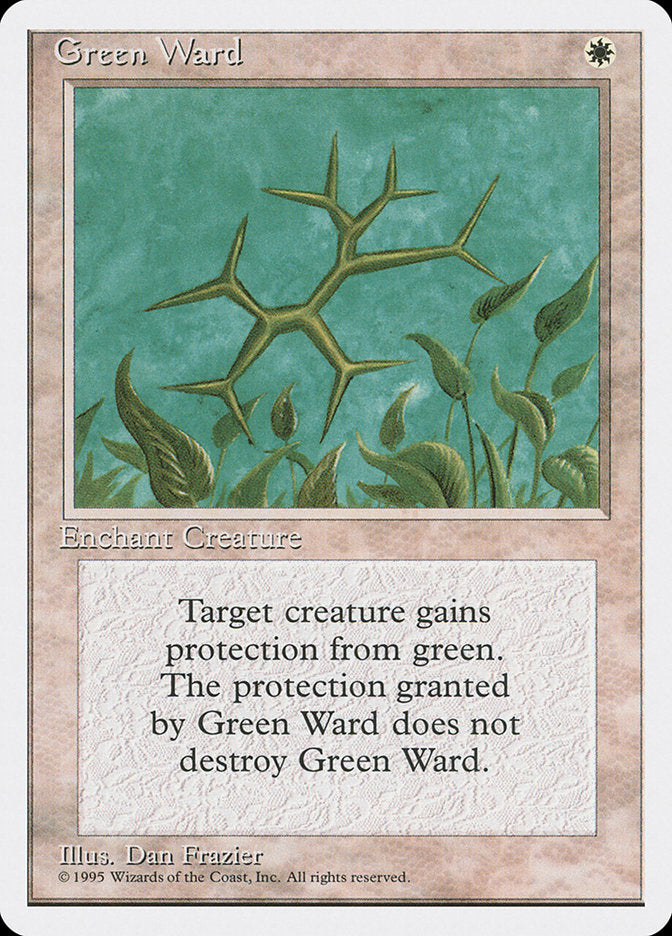 Green Ward [Fourth Edition] - Magic: The Gathering - Card Brawlers | Quebec | Canada |