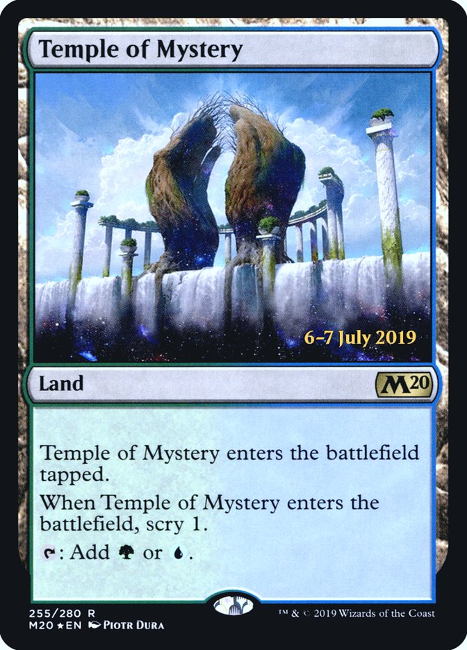 Temple of Mystery [Core Set 2020 Prerelease Promos] - Magic: The Gathering - Card Brawlers | Quebec | Canada |