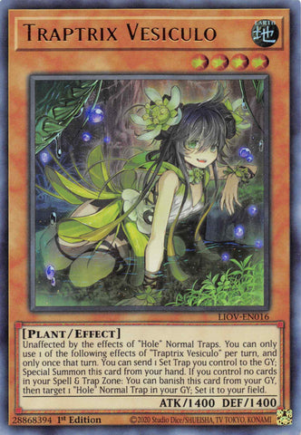 Traptrix Vesiculo [LIOV-EN016] Ultra Rare - Yu-Gi-Oh! - Card Brawlers | Quebec | Canada |