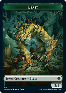 Beast // Beast Double-Sided Token [Starter Commander Decks] - Magic: The Gathering - Card Brawlers | Quebec | Canada |
