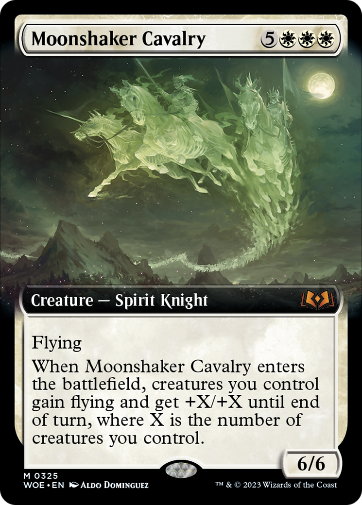 Moonshaker Cavalry (Extended Art) [Wilds of Eldraine] - Magic: The Gathering - Card Brawlers | Quebec | Canada |