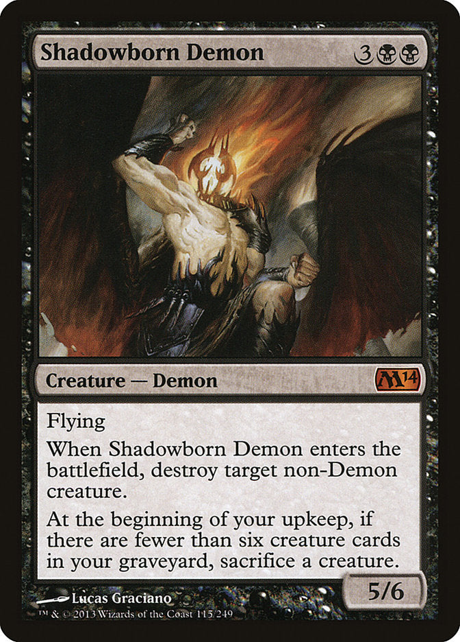 Shadowborn Demon [Magic 2014] - Magic: The Gathering - Card Brawlers | Quebec | Canada |