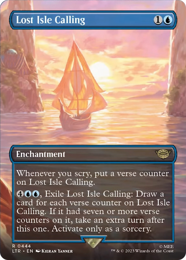 Lost Isle Calling (Borderless Alternate Art) [The Lord of the Rings: Tales of Middle-Earth] - Magic: The Gathering - Card Brawlers | Quebec | Canada |