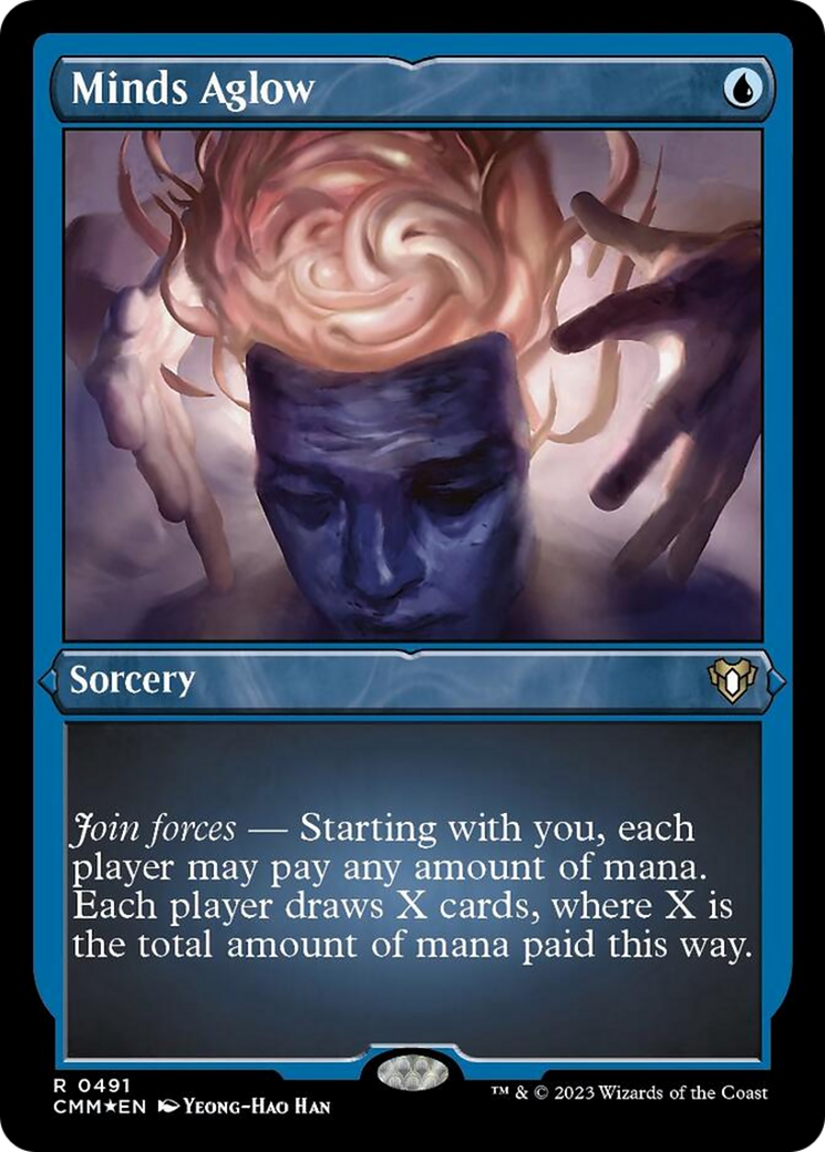 Minds Aglow (Foil Etched) [Commander Masters] - Magic: The Gathering - Card Brawlers | Quebec | Canada |