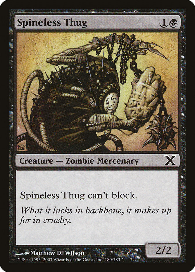 Spineless Thug [Tenth Edition] - Magic: The Gathering - Card Brawlers | Quebec | Canada |