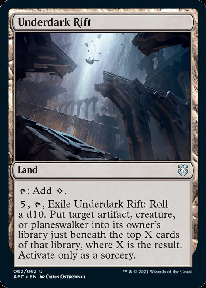 Underdark Rift [Dungeons & Dragons: Adventures in the Forgotten Realms Commander] - Magic: The Gathering - Card Brawlers | Quebec | Canada |