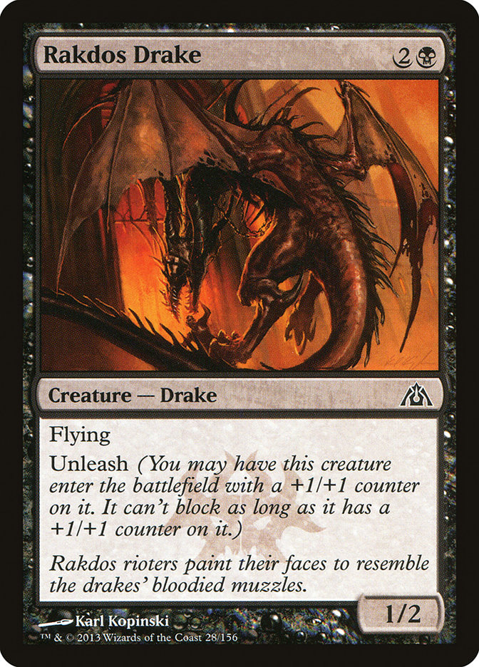 Rakdos Drake [Dragon's Maze] - Magic: The Gathering - Card Brawlers | Quebec | Canada |