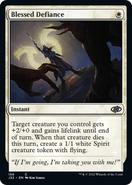 Blessed Defiance [Jumpstart 2022] - Magic: The Gathering - Card Brawlers | Quebec | Canada |