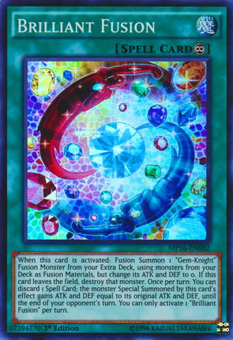 Brilliant Fusion [MP16-EN082] Super Rare - Yu-Gi-Oh! - Card Brawlers | Quebec | Canada |