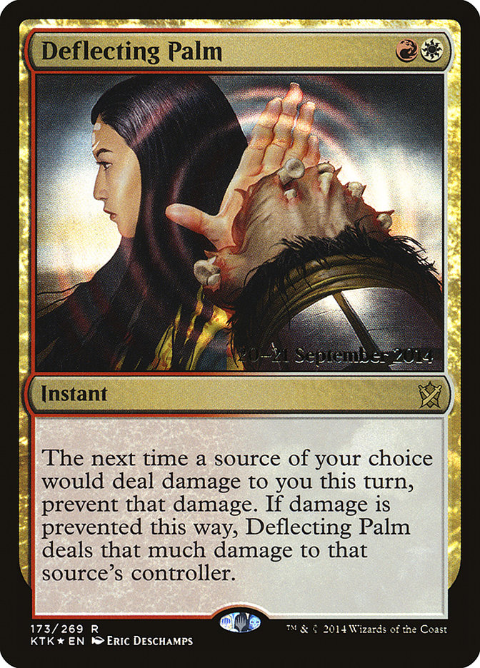 Deflecting Palm [Khans of Tarkir Prerelease Promos] - Magic: The Gathering - Card Brawlers | Quebec | Canada |