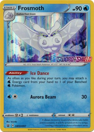 Frosmoth (SWSH007) (Prerelease Promo) [Sword & Shield: Black Star Promos] - Pokémon - Card Brawlers | Quebec | Canada |