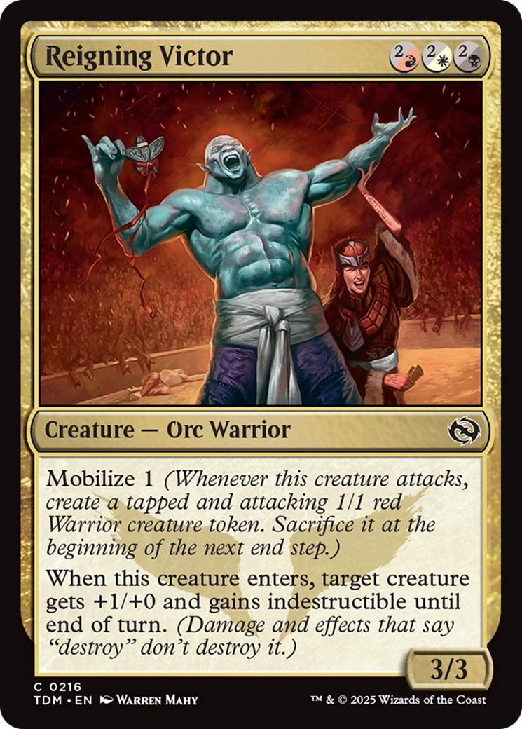 Reigning Victor [Tarkir: Dragonstorm] - Magic: The Gathering - Card Brawlers | Quebec | Canada |