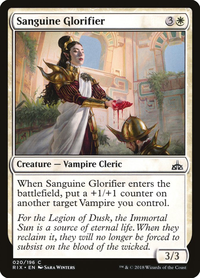 Sanguine Glorifier [Rivals of Ixalan] - Magic: The Gathering - Card Brawlers | Quebec | Canada |
