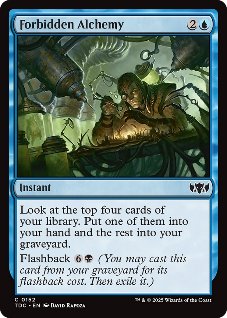 Forbidden Alchemy [Tarkir: Dragonstorm Commander] - Magic: The Gathering - Card Brawlers | Quebec | Canada |