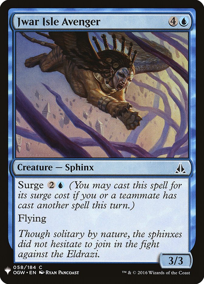 Jwar Isle Avenger [Mystery Booster] - Magic: The Gathering - Card Brawlers | Quebec | Canada |