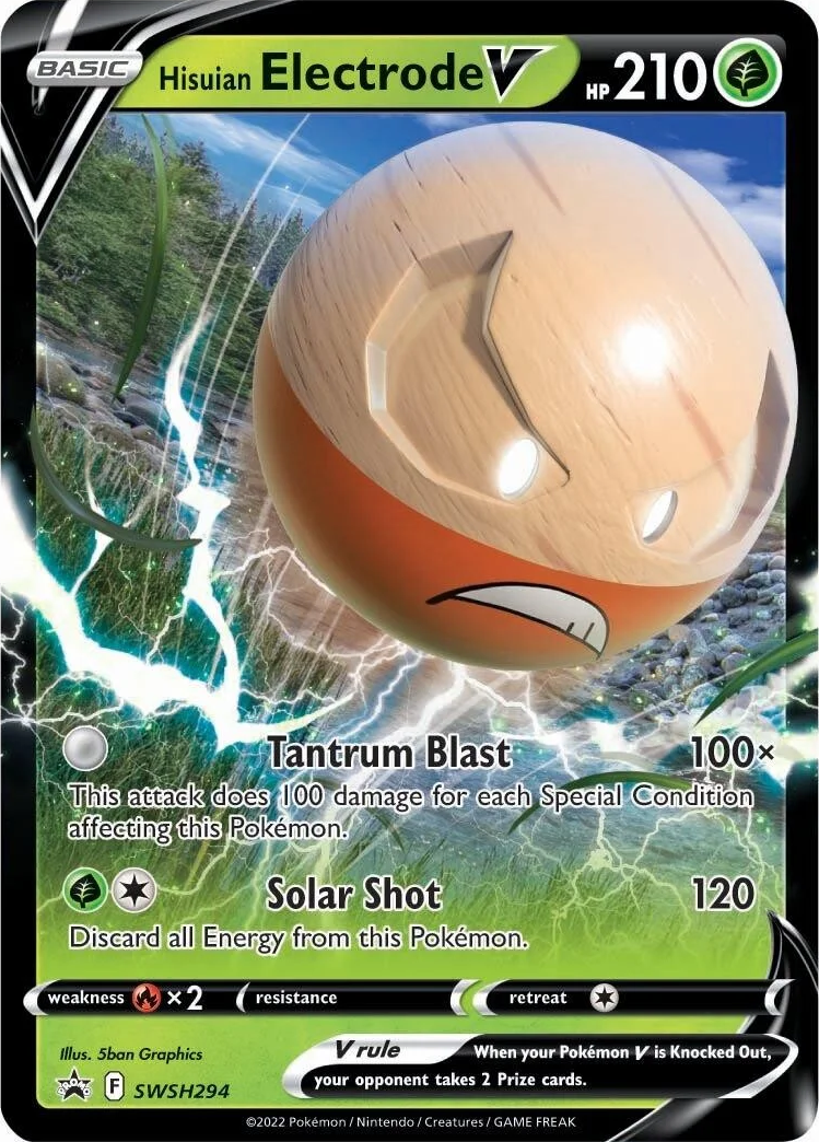 Hisuian Electrode V (SWSH294) [Sword & Shield: Black Star Promos] - Pokémon - Card Brawlers | Quebec | Canada |