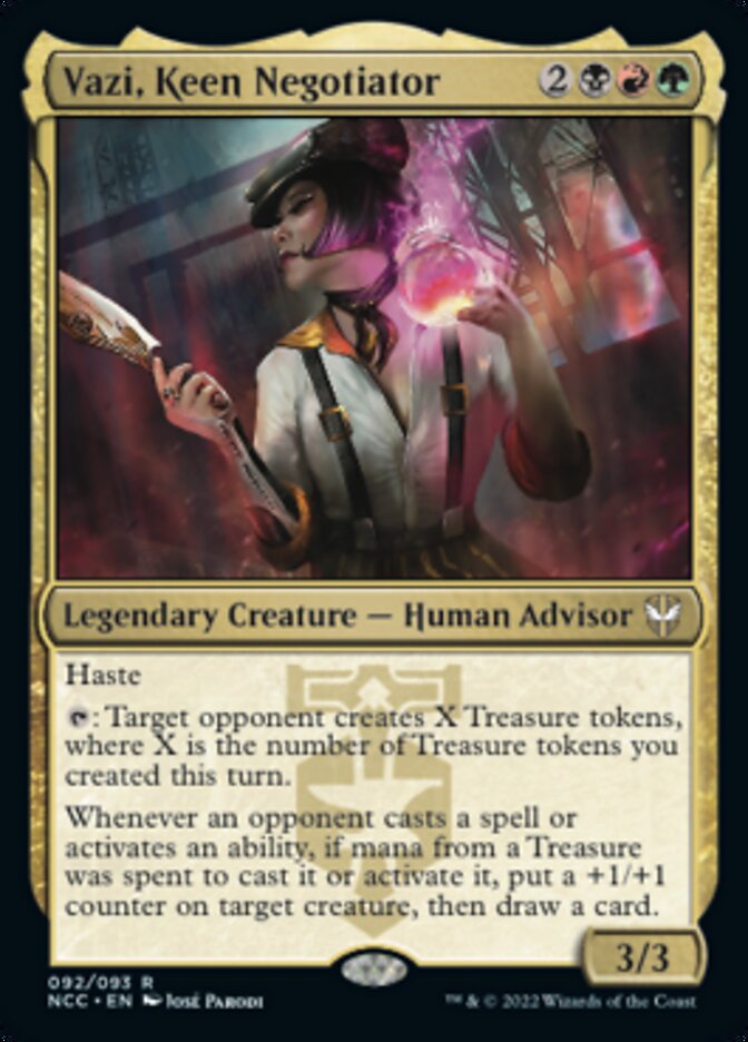 Vazi, Keen Negotiator [Streets of New Capenna Commander] - Magic: The Gathering - Card Brawlers | Quebec | Canada |