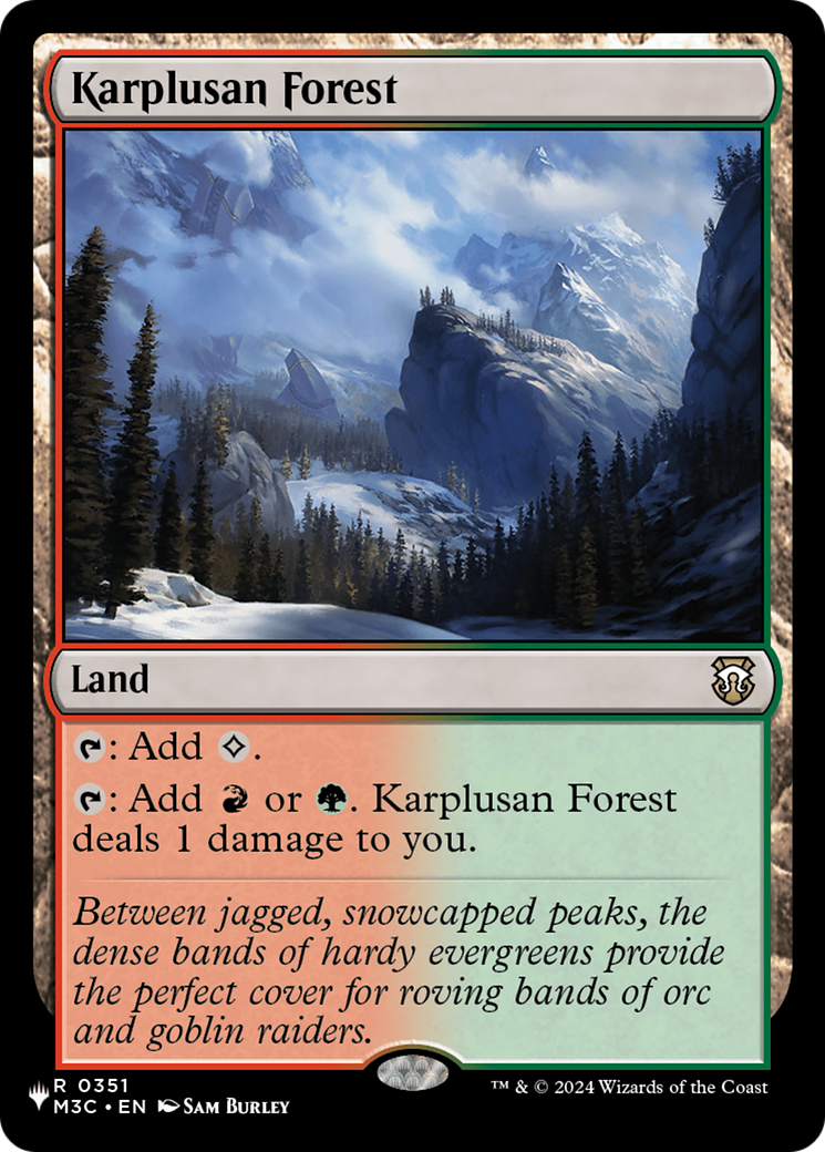 Karplusan Forest (M3C) [The List] - Magic: The Gathering - Card Brawlers | Quebec | Canada |