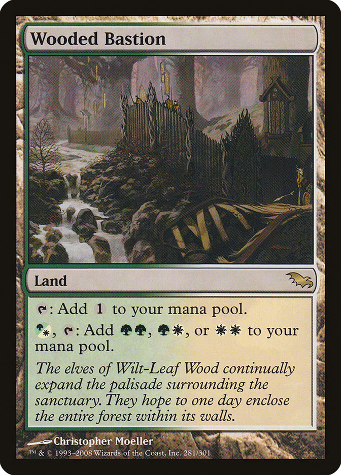 Wooded Bastion [Shadowmoor] - Magic: The Gathering - Card Brawlers | Quebec | Canada |