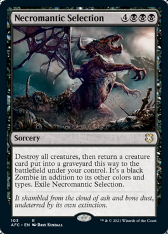 Necromantic Selection [Dungeons & Dragons: Adventures in the Forgotten Realms Commander] - Magic: The Gathering - Card Brawlers | Quebec | Canada |