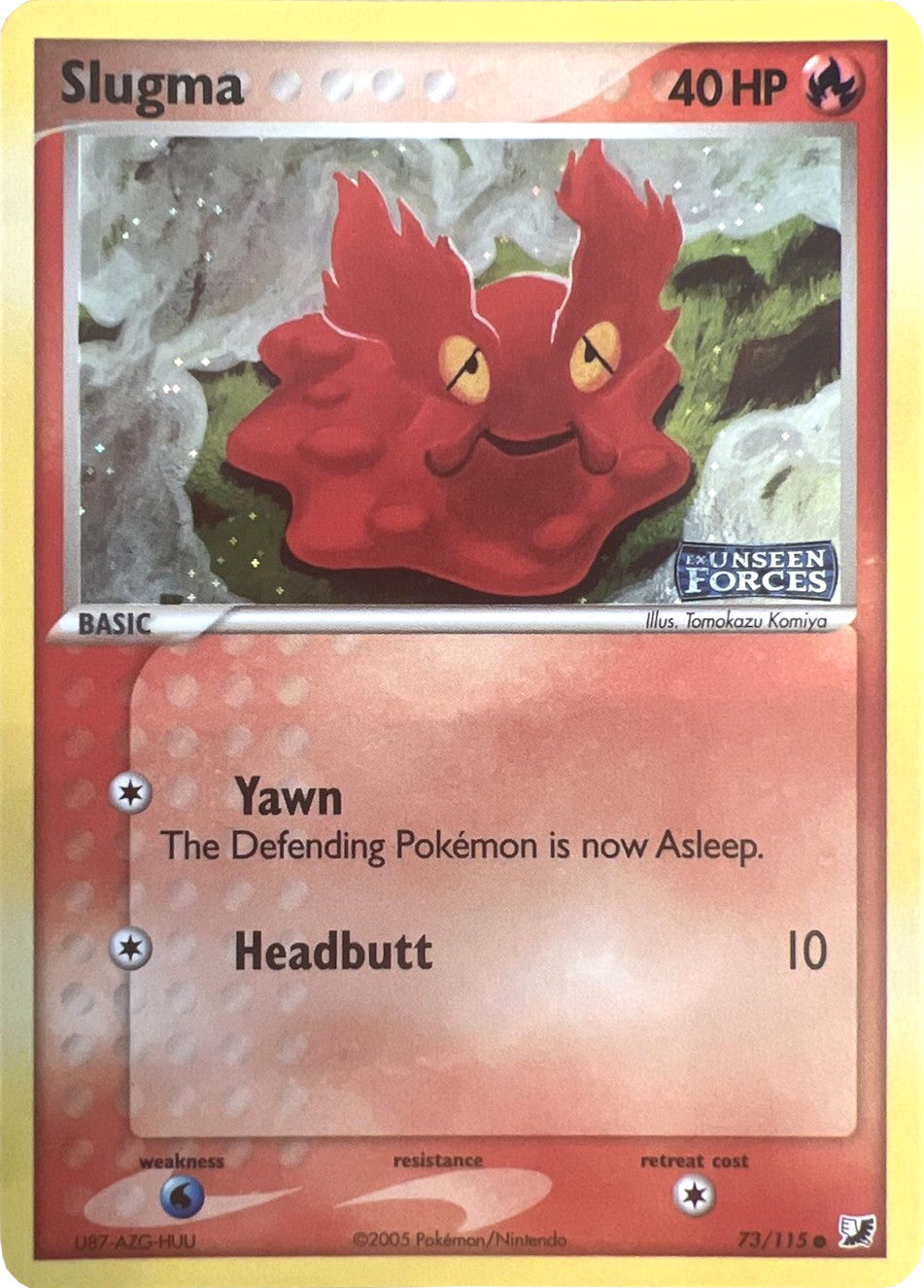 Slugma (73/115) (Stamped) [EX: Unseen Forces] - Pokémon - Card Brawlers | Quebec | Canada |