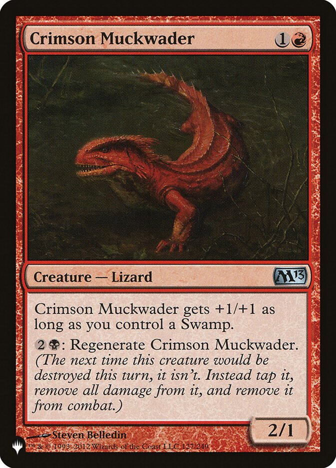 Crimson Muckwader [The List] - Magic: The Gathering - Card Brawlers | Quebec | Canada |